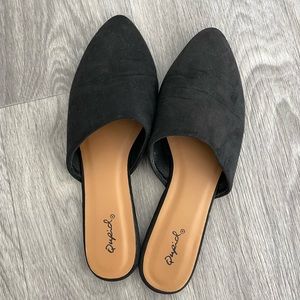 Qupid Velvet Flats